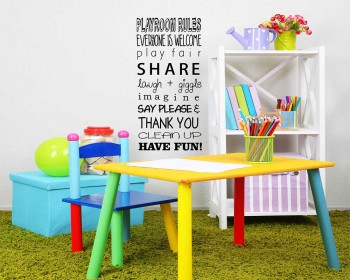 Playroom Rules 